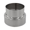 120mm To 100mm Stainless Steel Heat Resistant Chimney Reducer with Secure Seam for Stable and Efficient Ventilation