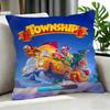 game Township Cushion Cover Cushion Cover Set Pcs x x x Pillowcase Decorative Sofa Home Decor