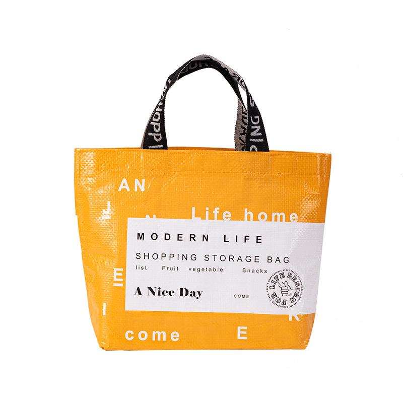Nordic Eco-friendly Waterproof Tote: Large Capacity Grocery & Outdoor Shopping Bag