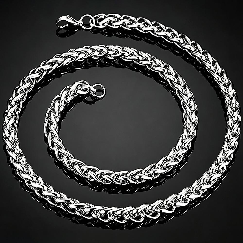 Trinket Accessories, Flower Basket Chain Accessories, Men's Keel Chain Simple Hip Hop Accessories Pendant Necklace Accessories