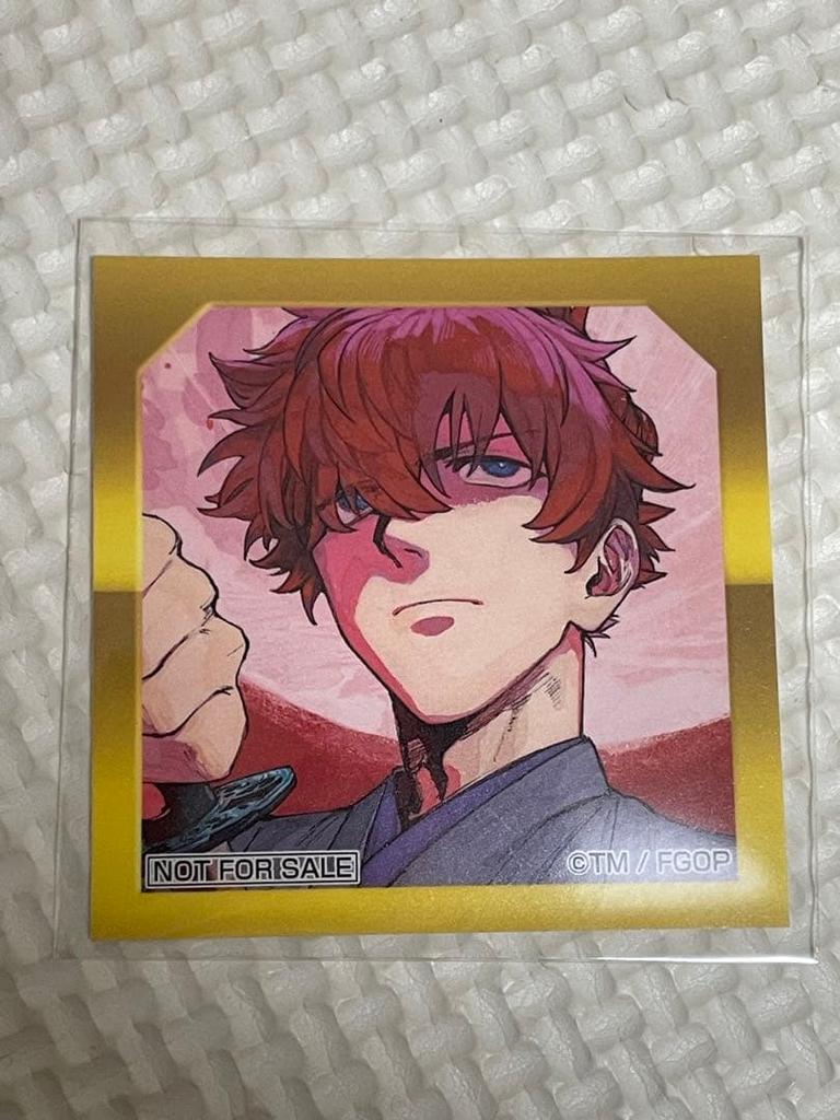 [USED] Fate/stay Night Final Resurrection Exhibition Bonus Selection Screen Style Sticker FGO Iori Miyamoto