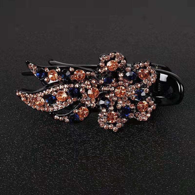 Koreanische Strass-Entenschnabel-Haarspange für Frauen