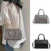 New Top Cowhide Women's Bag for Women's Handbag Soft Leather One-shoulder Gray Small Bag