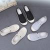Middle-aged and Elderly Women's Breathable Soft Sole Lightweight Shoes Comfortable Slip-on Lazy Shoes Non-slip Walking Cloth Shoes