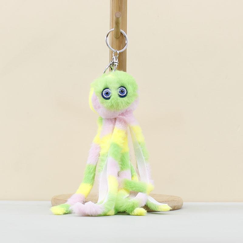 Cartoon Octopus Plush Keychain Soft Toy Perfect Backpack Collecting Accessories