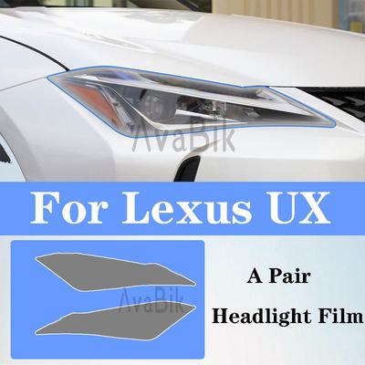 For Lexus UX250h UX200 UX - Ppf Tpu Car Headlight Protective Film Tail Light Transparent Smoked Black TPU Sticker