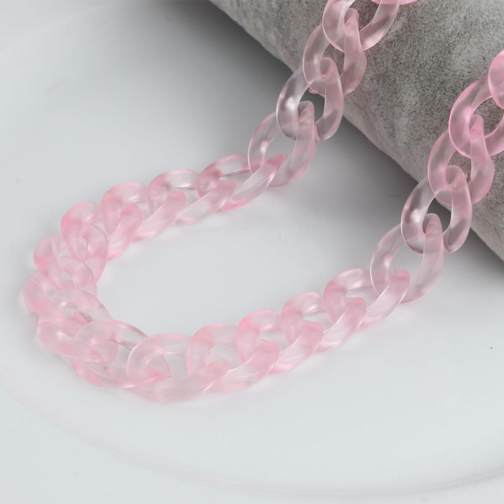 Cadena de Gafas Acrílica Mate de Moda para Mujer Cordón Soporte Cadena para Gafas de Lectura Cadena para Colgar Gafas en el Cuello Correa Cuerda