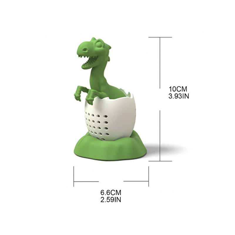 Dinosaur Shape Tea Strainers Silicone Tea Leak Related Teapot Tea Set Filter Silicone Tea Filter Tea Strainers Tea Set