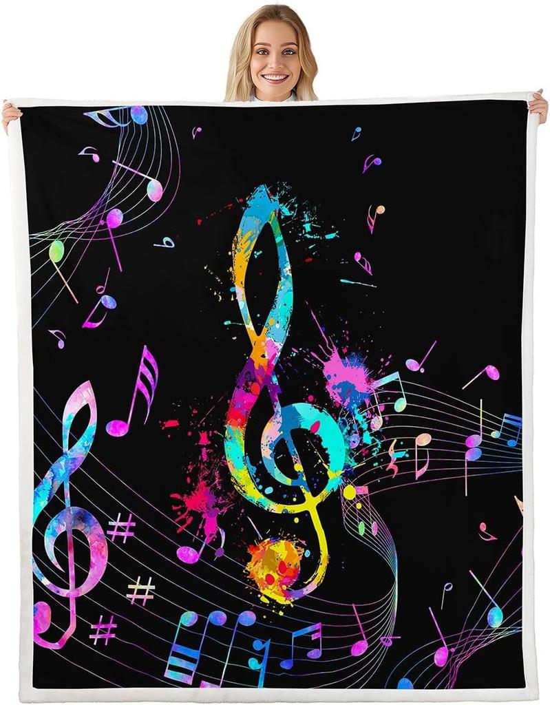 GUOYU Blanket Peach Blossom Throw Blanket Red Sun Fleece Blanket Pink and Teal Mountain Bed Blanket for Couch or Bed Japanese Style