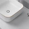 Tappo Filtro Bianco in Plastica per Lavandino Rete Fine Scarico Acqua Lavabo Filtro Scarico Cucina Tappo Lavabo