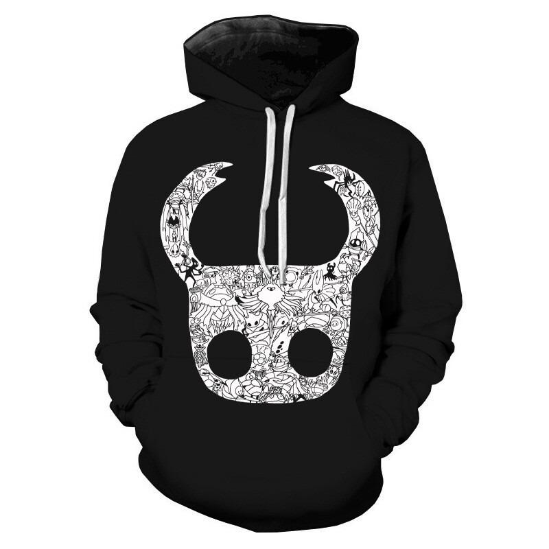 Hollow Knight Hoodies 2025 Vintage Merch Hoodie Men and Women Hip-hop Sports Pullover Sweatshirt