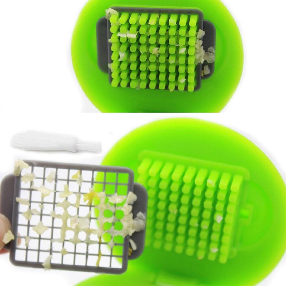 Kitchen Vegetable Tools Mini Garlic Press Presser Onion Chopper Garlic Mincer Slicer Dicer Grater