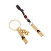 1Pc Brass Emergency Survival Whistle High Decibel Portable Keychain Outdoor Tools Whistle For Referee Training Camping Hiking
