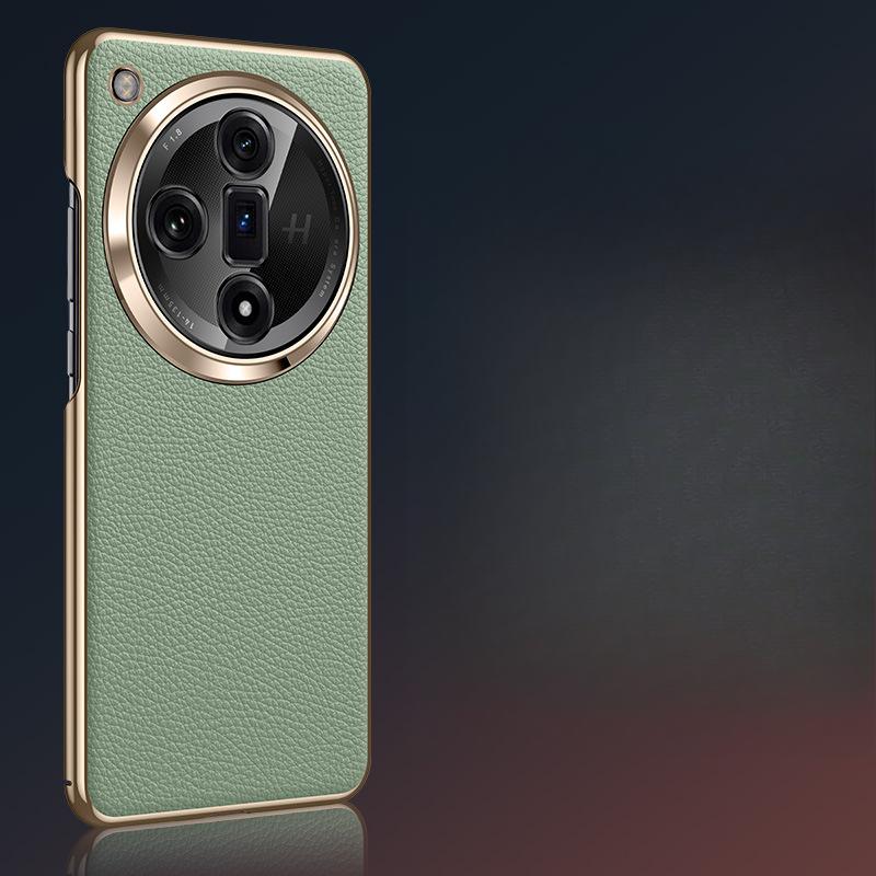 

Applicable To OPPOFind X7 Ultra Mobile Phone Case High-end Business X7 Full-inclusive Anti-fall High-end Leather Case for Men and Women OPPOFind X7