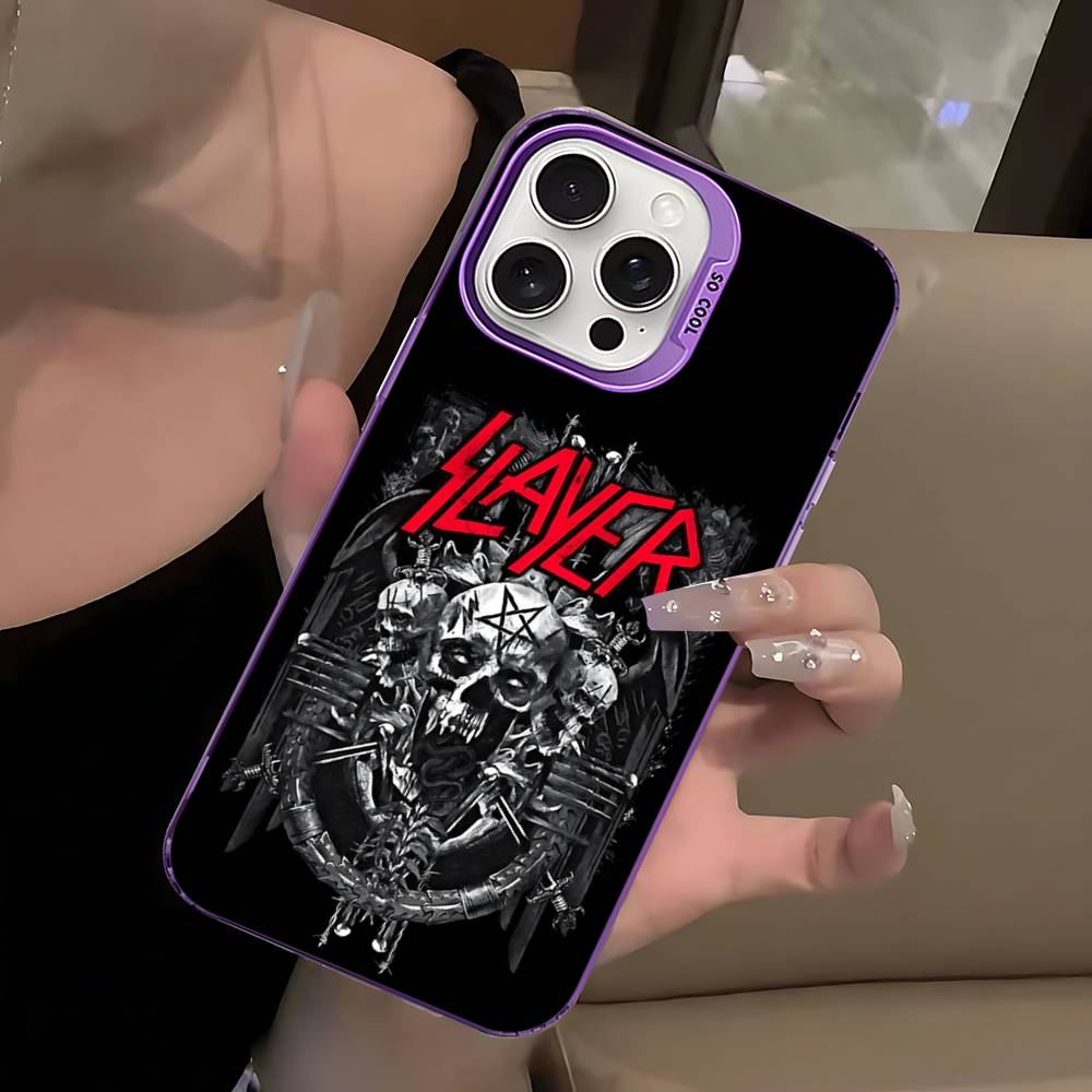 S-Slayers Band Phone Case For IPhone 17 16 15 14 13 Pro Max Plus Matte Color Back Cover