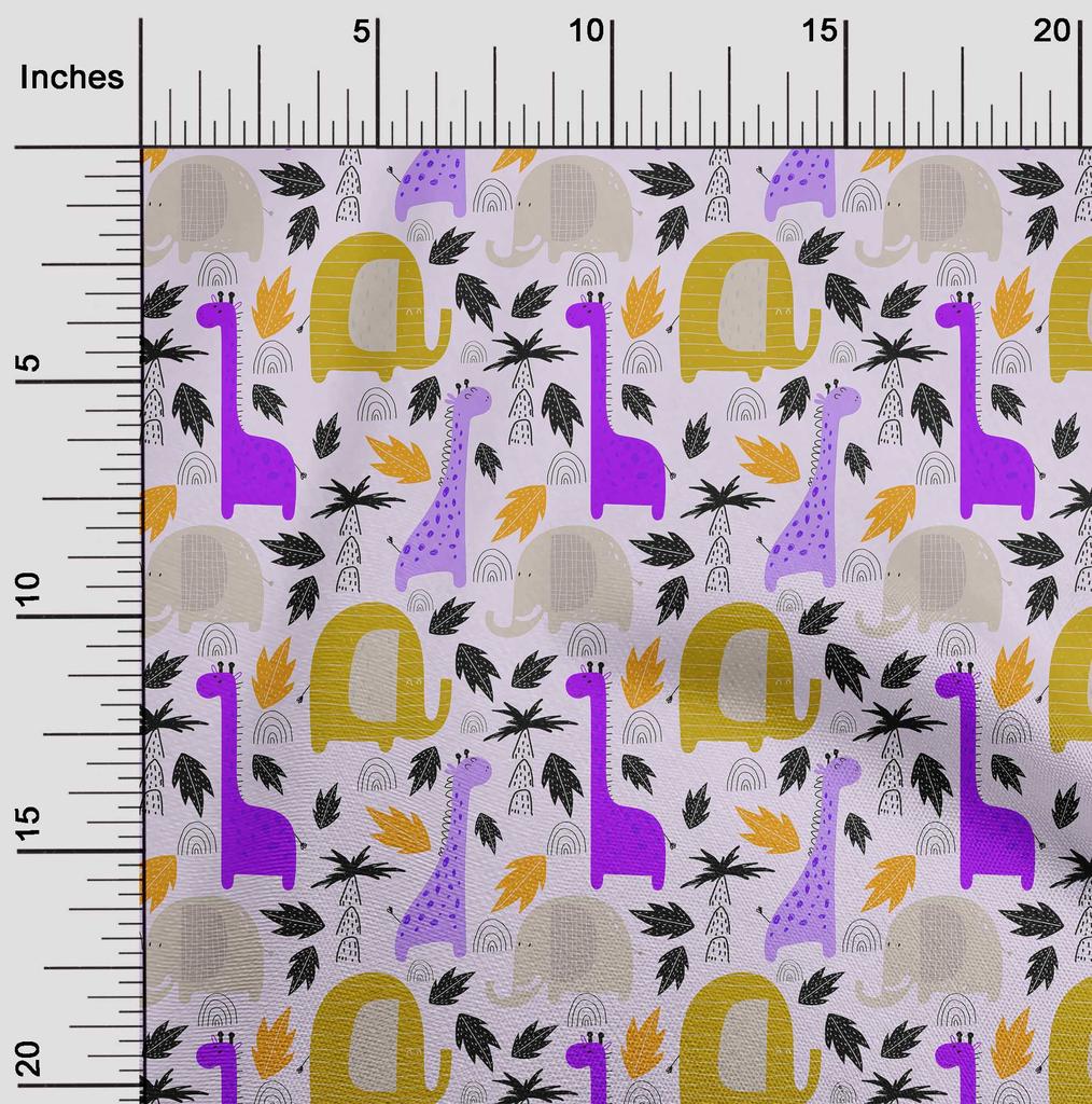 oneOone Bavlněná flex látka zelená, řemeslné projekty se zvířecí kůží, dekorační látka s potiskem od The Yard, 40 palců