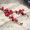 Artificial Peach & Plum Blossom Tree Ornaments – Chinese New Year Decorative Flower Arrangement