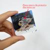 50-100Sets DIY Refrigerator Magnetic Craft Kit with Adhesive Backing Magnets Transparent Acrylic Creative Home Decor Gift