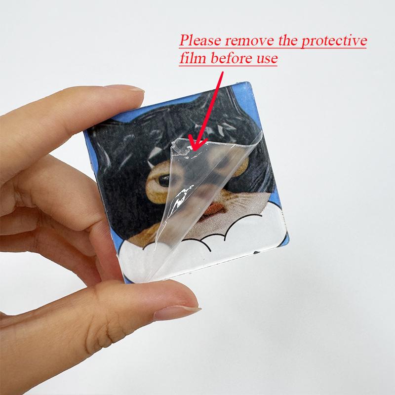 50-100Sets DIY Refrigerator Magnetic Craft Kit with Adhesive Backing Magnets Transparent Acrylic Creative Home Decor Gift
