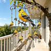 Elegant Hummingbird Garden Wind Chime Colorful