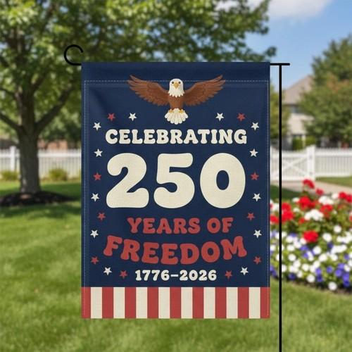 Celebrating 250 Years Freedom Garden ag, 250th Anniversary USA Patriotic ag PPZ