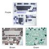 131 Keys Set PBT Keycaps Set Mechanical Keyboard Keycaps Cute Keycaps PBT Customized DIY Key Caps Kit for Mechanical Keyborad