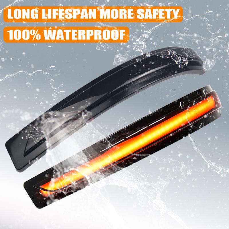 2 Pcs LED Dynamic Turn Signal Flash Light Blinker Side Mirror Indicator Car LED Lamp For Kia Sorento 2016 2017 2018