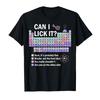 Mag ik het Likkend Periodiek Systeem Wetenschap Dames T-shirt voor Dames T-shirts Korte Mouw Tops - Heren Zomer Katoen Grafisch T-shirt