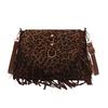 Saddle Shoulder Crossbody Bag Women Matte Finish Tassel Vintage Casual Fall Winter 2026 Handbag