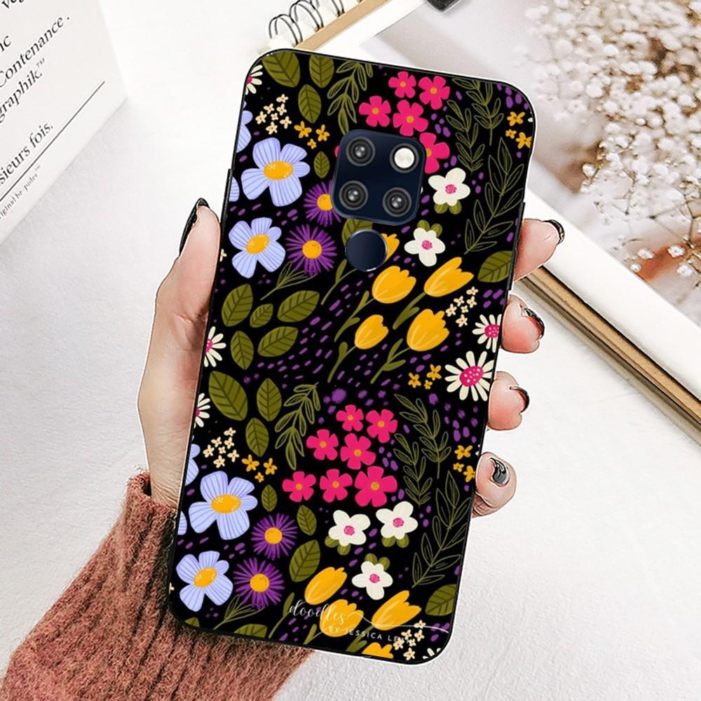 Miss Pattern Phone Case For Huawei Mate 10 20 30 40 50 Lite Pro Nova 3 3i 5 6 SE 7 Pro 7SE