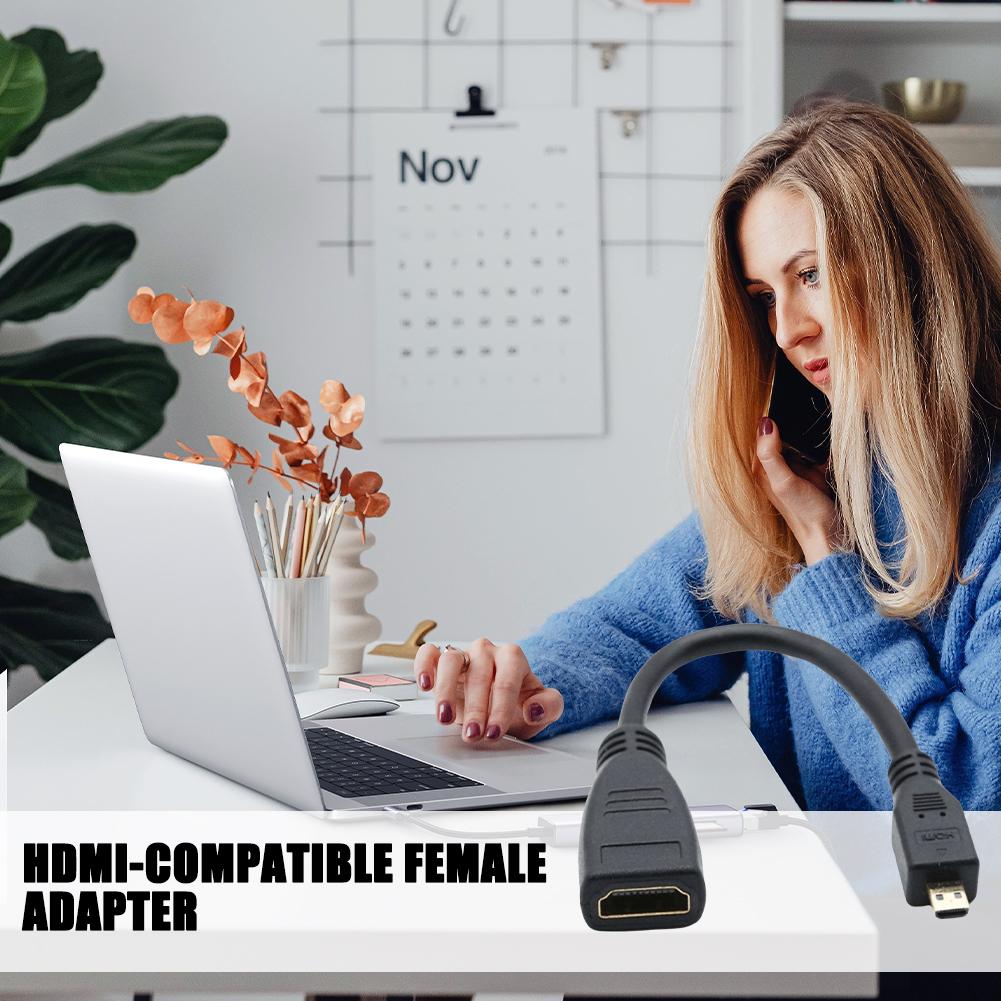 1Pcs Micro HDMI To HDMI Data Transmission Line 4K 60Hz Cable For Raspberry Pi 5/Pi 4 Hero 7 6 A6000 Camera HDTV 15cm