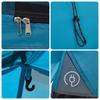 Dome Camping Tent for 3 Persons Blue Quick Release System