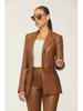 RC3090 Women's V-Neck Leather Split-Leg Pants Suit - European & American Style
