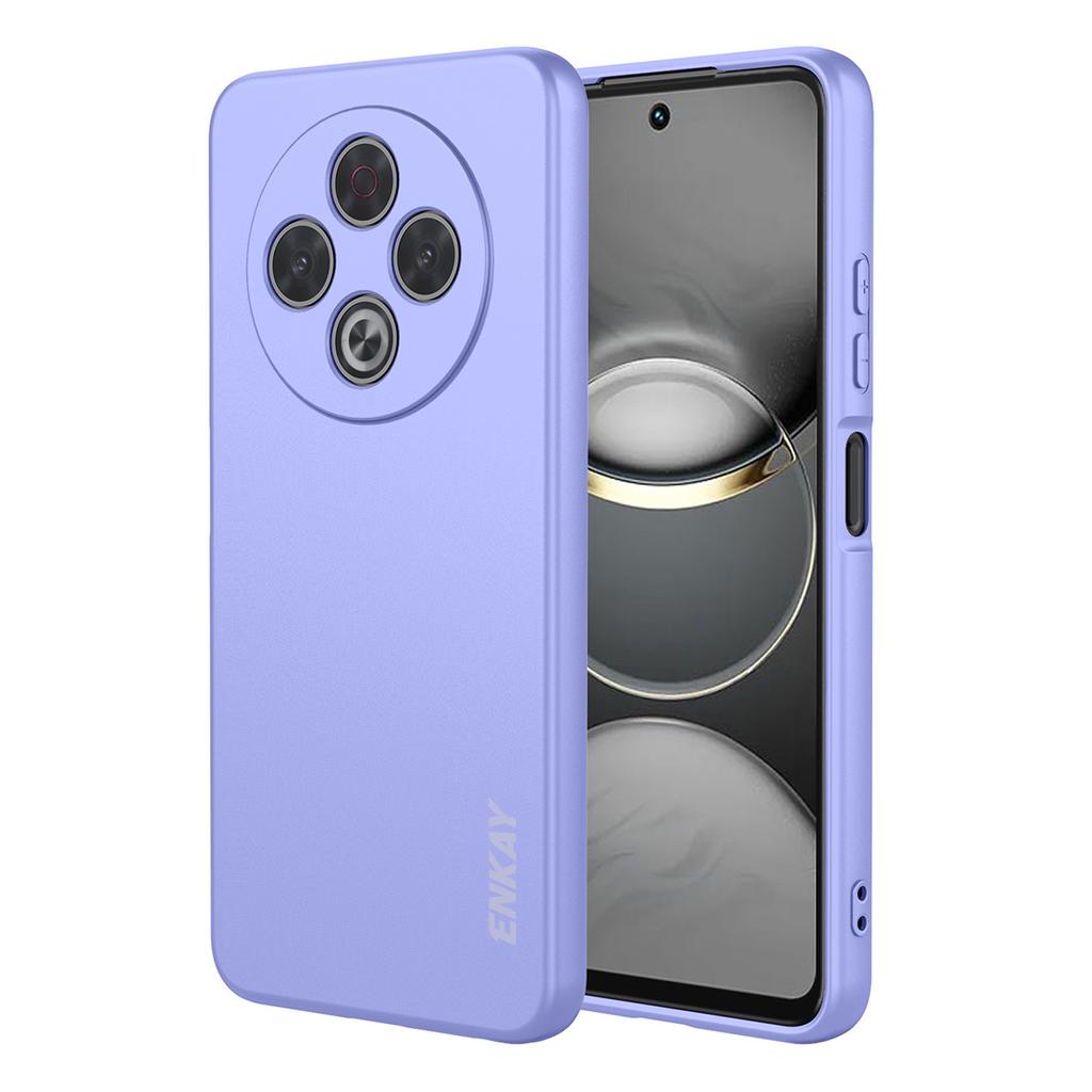 For TECNO Spark 30 4G Silicone Case ENKAY HAT PRINCE Straight Edge Cell Phone Back Cover