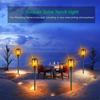96 LED Solar Flame Lamp Outdoor Ground Mounted Lamp Waterproof Garden Patio Flickering Dancing Atmosphere Flame Lantern