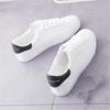 Women Spring Autumn Korean Style Breathable Leather Flat Sneakers Running Shoes
