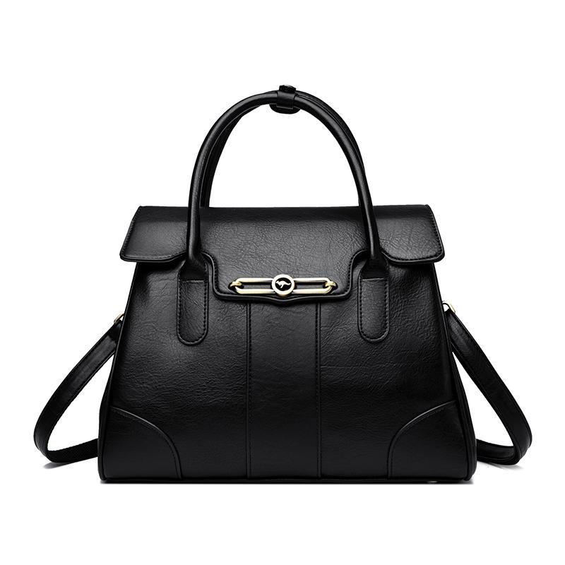 

Genuine Brand Luxury Casual Tote Sac Top Quality Pu Leather HandBags for Women Ladies Top-handle Bag Shoulder Crossbody Bags New чёрный