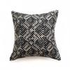 45x45cm Boho Black Striped Jacquard Pillow Cover Indian Ethnic Cushion Cover Sofa Bed Hotel Home Decor Throw Pillowcase