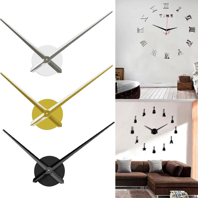 Clock Large Diy Needles Quartz Hour Hands Accessories 3d Wall Clock Home Decor