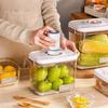 Vacuum Food Storage Box Food-grade Vacuum-sealed Box Refrigerator Draining Large Storage Tank Food and Fruit Storage Box