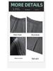 Women's Grey High-Waisted Drawstring Sports Skirt: 2025 Autumn/Winter Casual Loose Straight-Leg Half-Length.