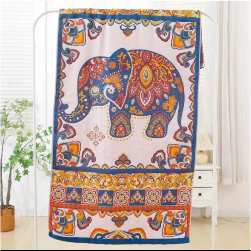 

80 X 160 см Большое банное полотенце с мультяшным милым банным полотенцем из чистого хлопка для мужчин и женщин Мягкое хлопковое быстросохнущее пляжное полотенце с мультяшным рисунком 1 шт. 80*160