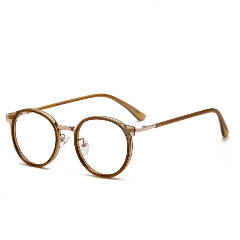 

Blue Light Blocking Women Oval Prescription Glasses For The Nearsighted Metal Student Minus Diopte Eyeglasses 0 -0.5 -0.75 To -6 0