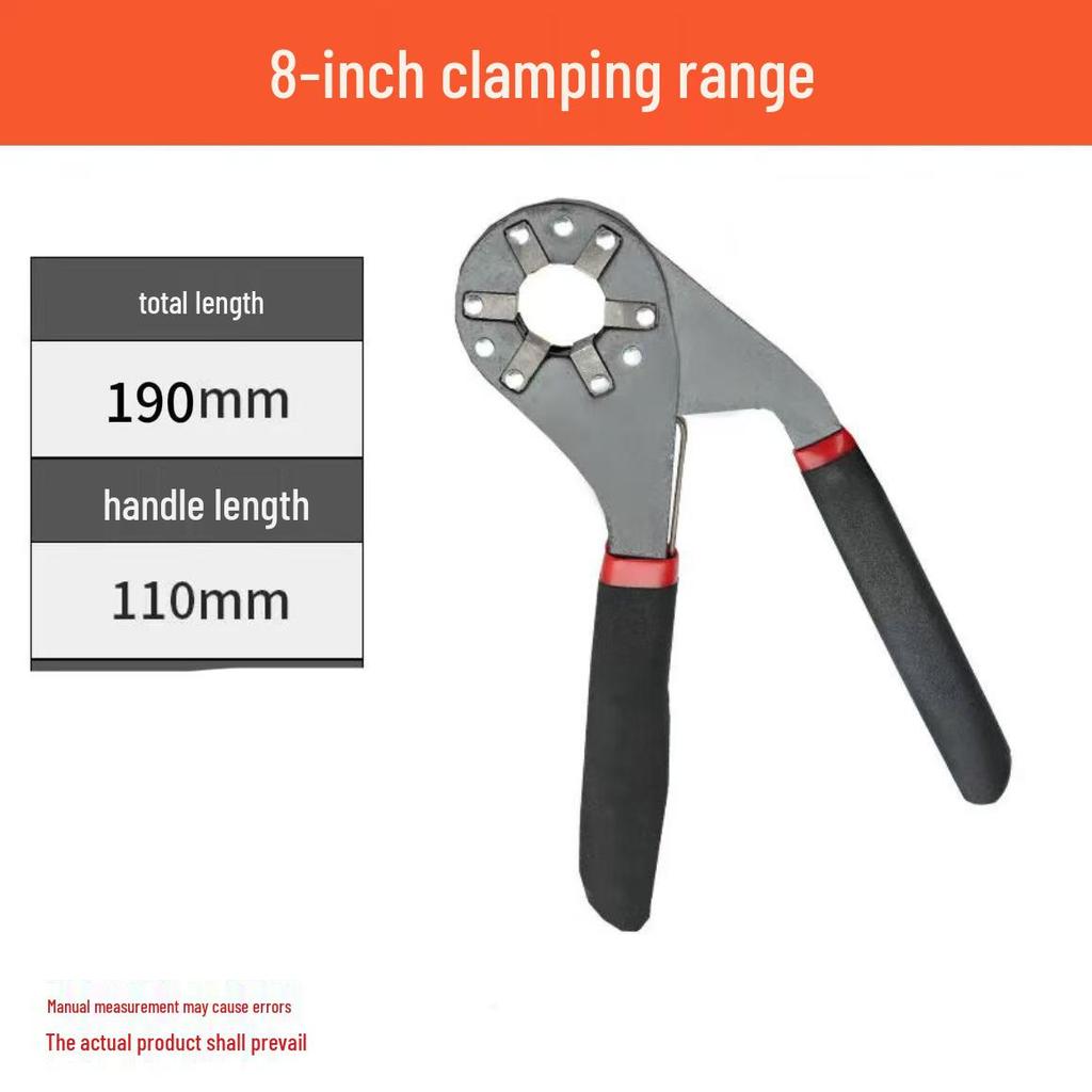 Multifunctional Adjustable Magic Wrench: 15-22MM Labor-Saving Hex, Round, Square, Rhombus Screw Clamping Tool