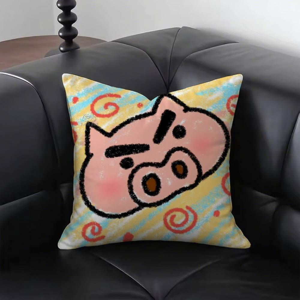 

BBuriburizaemon Pillow Case Fashion Square Pillowcase Bedroom Sofa Room Ins Decoration Leisure 40x40cm16x16in
