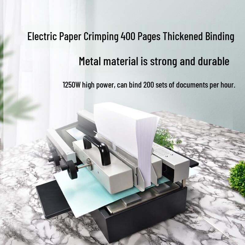 GePai Automatic Binding and Cutting Machine Combo CN Plug (adapter Included)