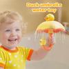 Interactive Water Flow, Soft Bath Tub Companion For Babies, Sensory Play &Bathtub Fun Duckling Bath Toy With Umbrella