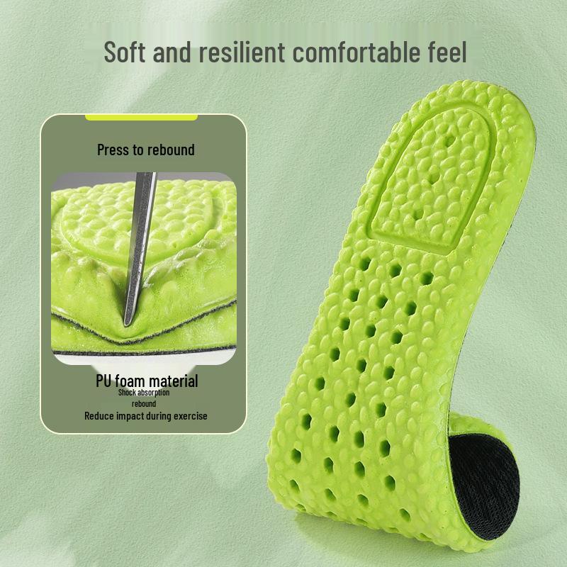 Wormwood Deodorizing Insoles for Women & Men: Soft, Breathable, Odor-Resistant, Shock-Absorbing for Sports & Long Standing