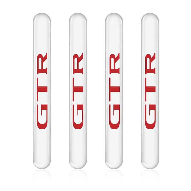 4 Adet Araba Kapı Kolu Koruyucu Sticker Otomatik Styling Nissan Nismo Tiida Sylphy Teana X Trail T30 T32 Almera Qashqai J10 J11 İçin