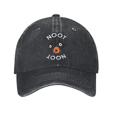 Vintage Noot Noot Pingu Baseball Caps Denim Snapback Hat Penguin Cartoon Meme Cute Funny Outdoor Travel Adjustable Caps Hat